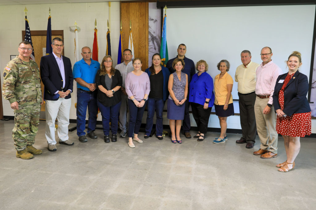 Photo of attendees at ESGR ceremony